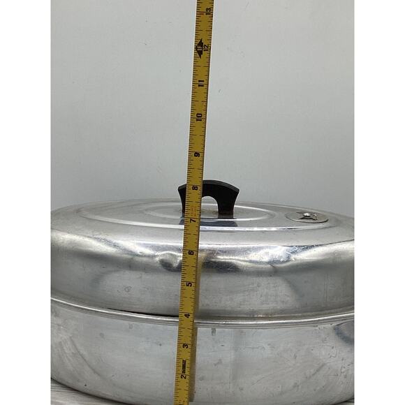 Vintage Walker Ware Aluminum Roaster w/Lid - Picture 2 of 7